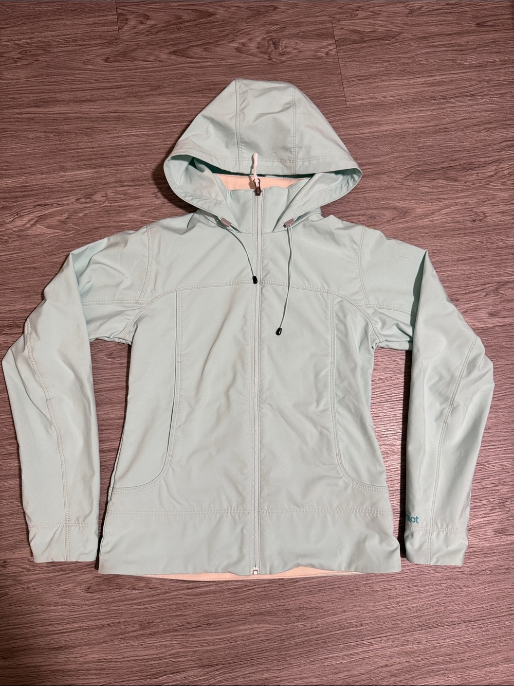 Marmot Women's Light Mint Hooded Softshell Jacket Sz S/P